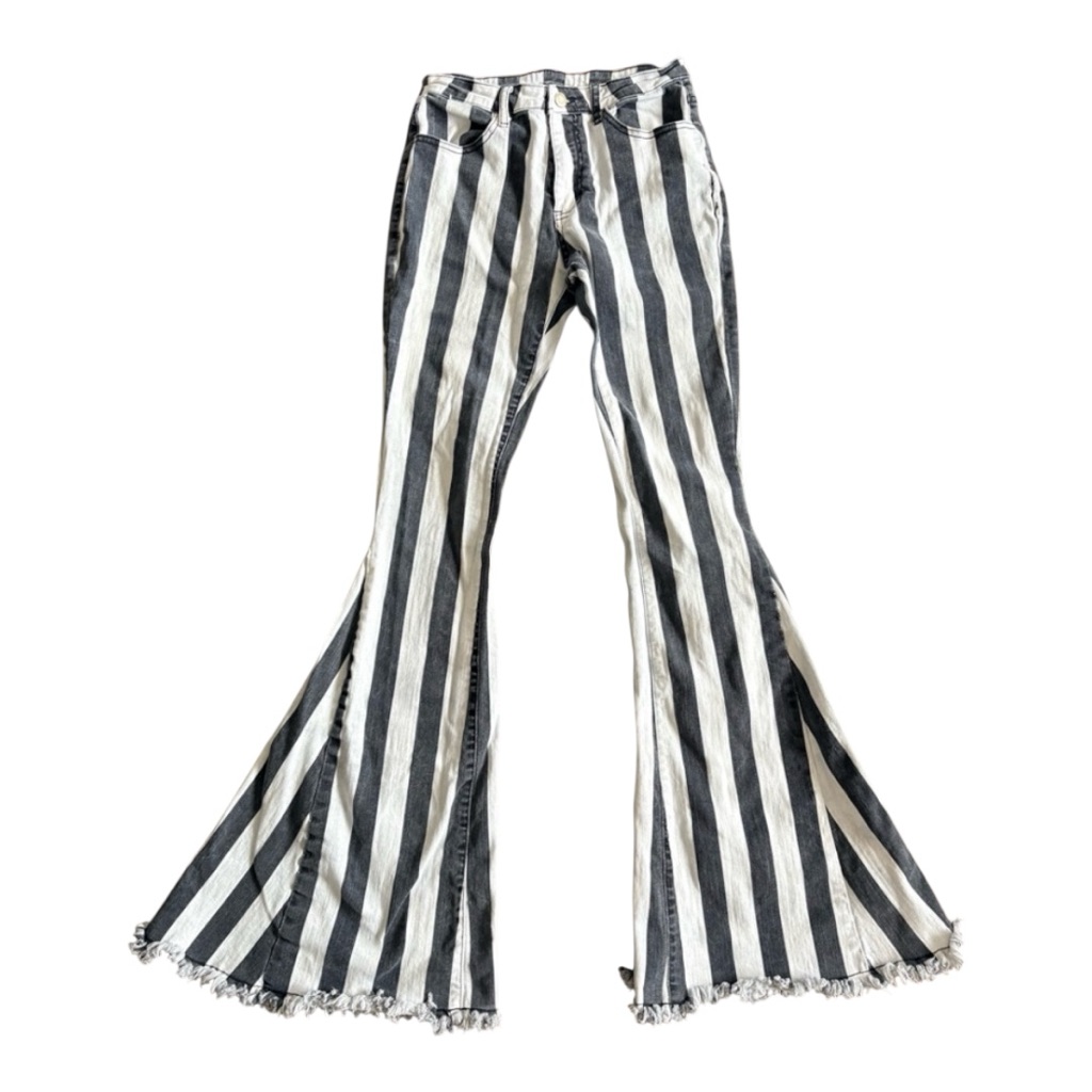 Striped Flare Women's Jeans